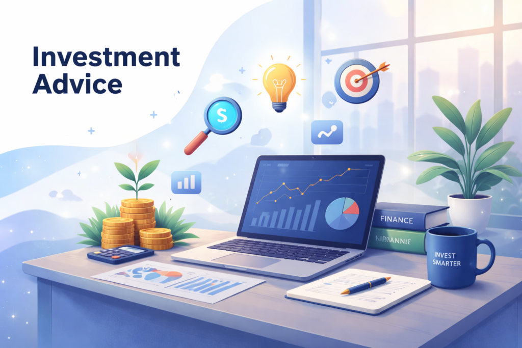 investment advice showing investment service we offer